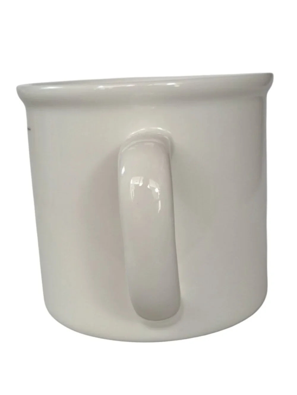 Vintage Pottery Barn Monogram “J” Letter Alphabet White Coffee Tea Mug